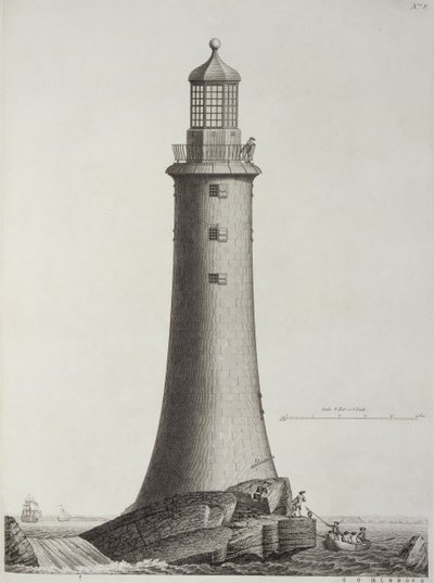 Edystone Lighthouse by Henry Winstanley
